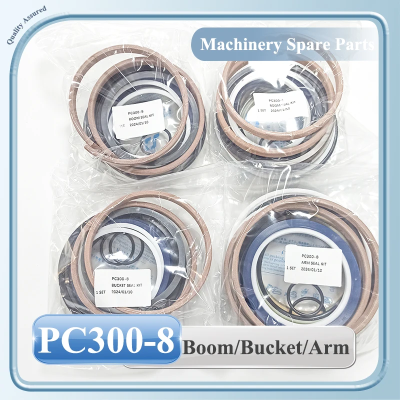 

High Quality PC300-8 Boom Arm Bucket Cylinder Seal Kit for Excavator Hydraulic Oil Seal Kits