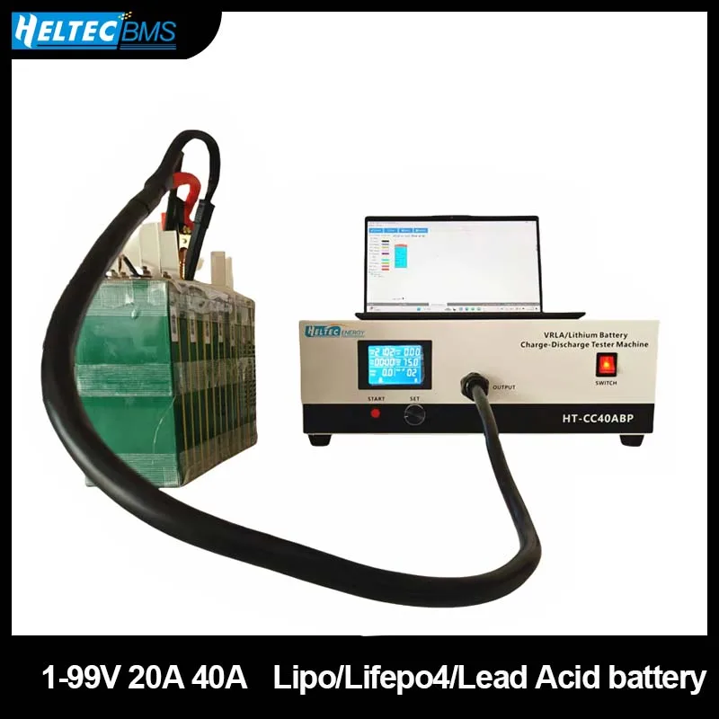 

Heltec 1-99V 20A 40A Charge/Discharge Capacity Tester Circle equalizer Lipo/Lifepo4/Lead Acid Hybrid Car NiMH battery pack