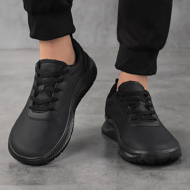 Men's Comfortable Wide-Fit Low-Top Casual Shoes Fall New Style Simple Design Export Men's Footwear