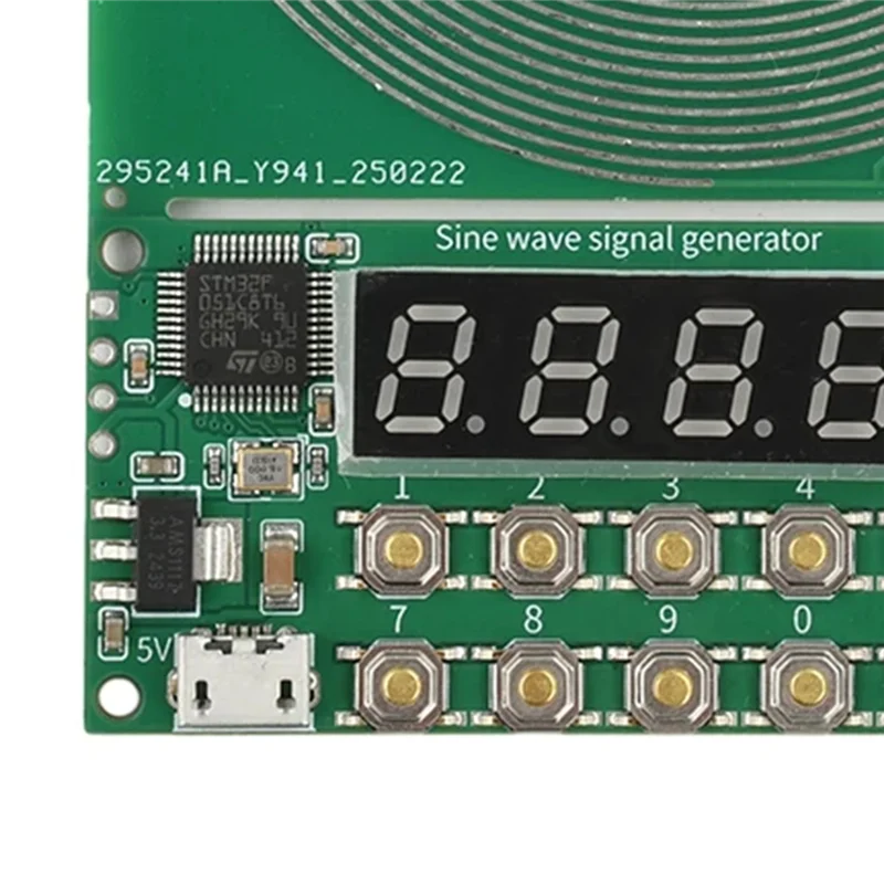 【Hot-Selling!】7.83Hz Schumann Generator 0.1Hz-100Khz Adjustable Frequency Signal Generator Sine Wave Signal Generator