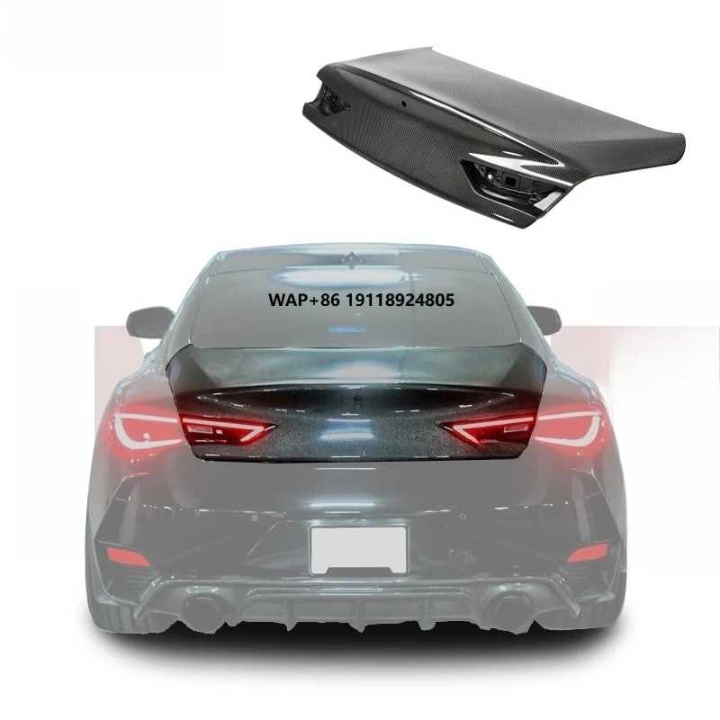 

Q60 Carbon Fiber Trunk Cover Suitable for 2016+ Q60 Modified Carbon Fiber Trunk Cover
