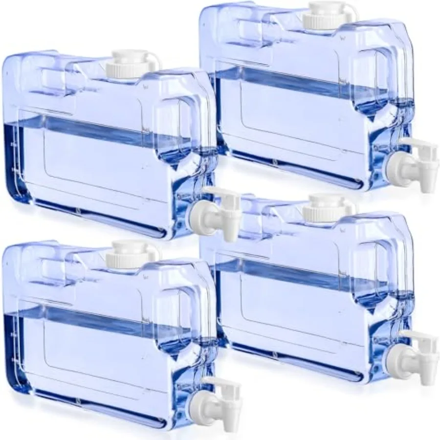 

Pcs Drink Dispenser for Fridge Refrigerator Plastic Reusable Water Dispensers Bottle with Spigot Bpa Free for Party Outdoors Ho