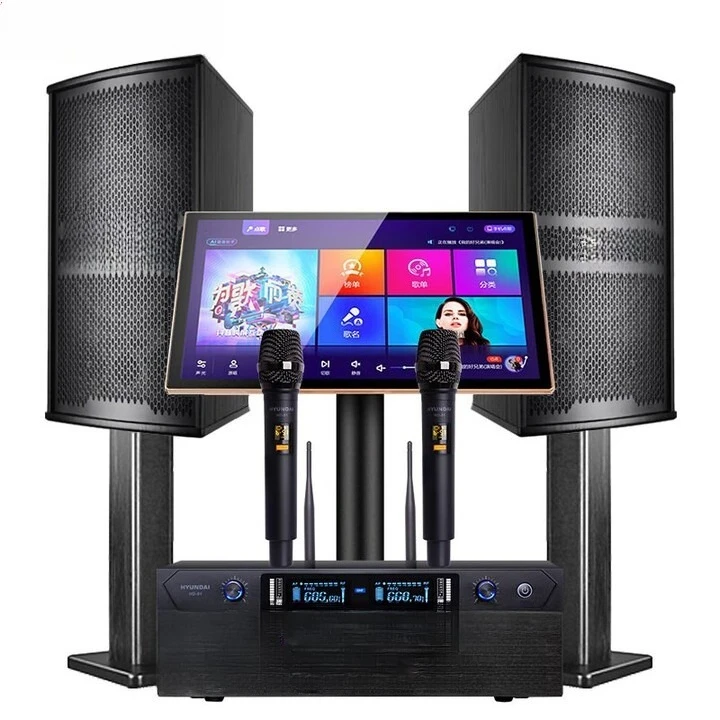 

Modern home ktv audio singing Karaoke equipment full set, home theater jukebox all-in-one machine, karaoke jukebox