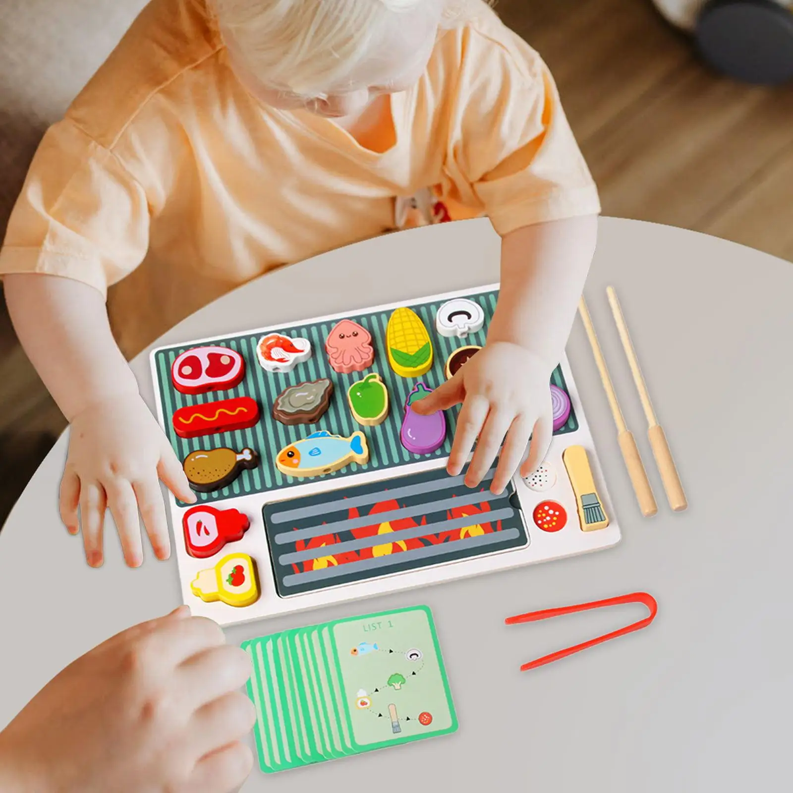 Kinderen Bbq Grill Spelen Keuken Accessoires Educatie Leuk Voorschoolse Leren Doen Alsof Spelen Koken Speelgoed Voor Kinderen Jongens Meisjes