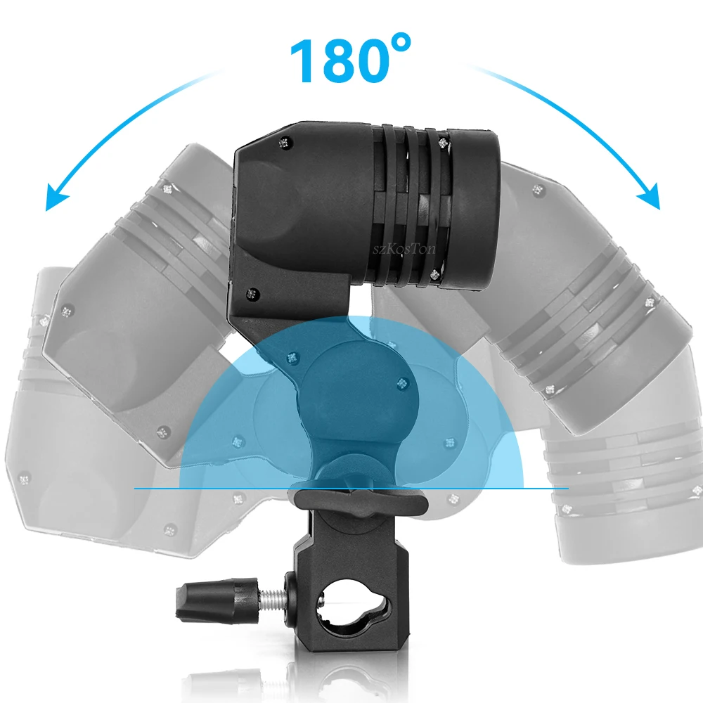 Soporte de bombilla de un solo cabezal E27, soporte de paraguas para Flash, iluminación de fotos, accesorios de estudio de fotografía, EE. UU., UE