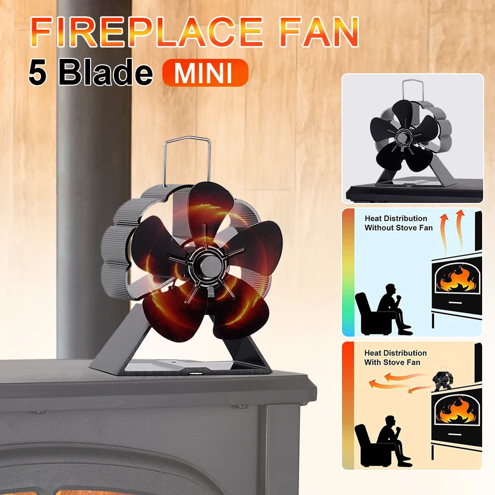 mini-ventilatore-per-stufa-alimentato-a-calore-5-pale-base-trapezoidale-nera-silenzioso-ecologico-per-caminetto-a-legna-circolazione-del-calore-domestica