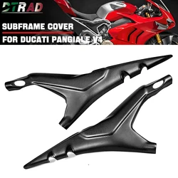 For DUCATI Panigale V4 V4S V4R Real Carbon Fiber SubFrame Cover Seat Side Panels Frame Covers Fairing Kit Motorcycle Accessories