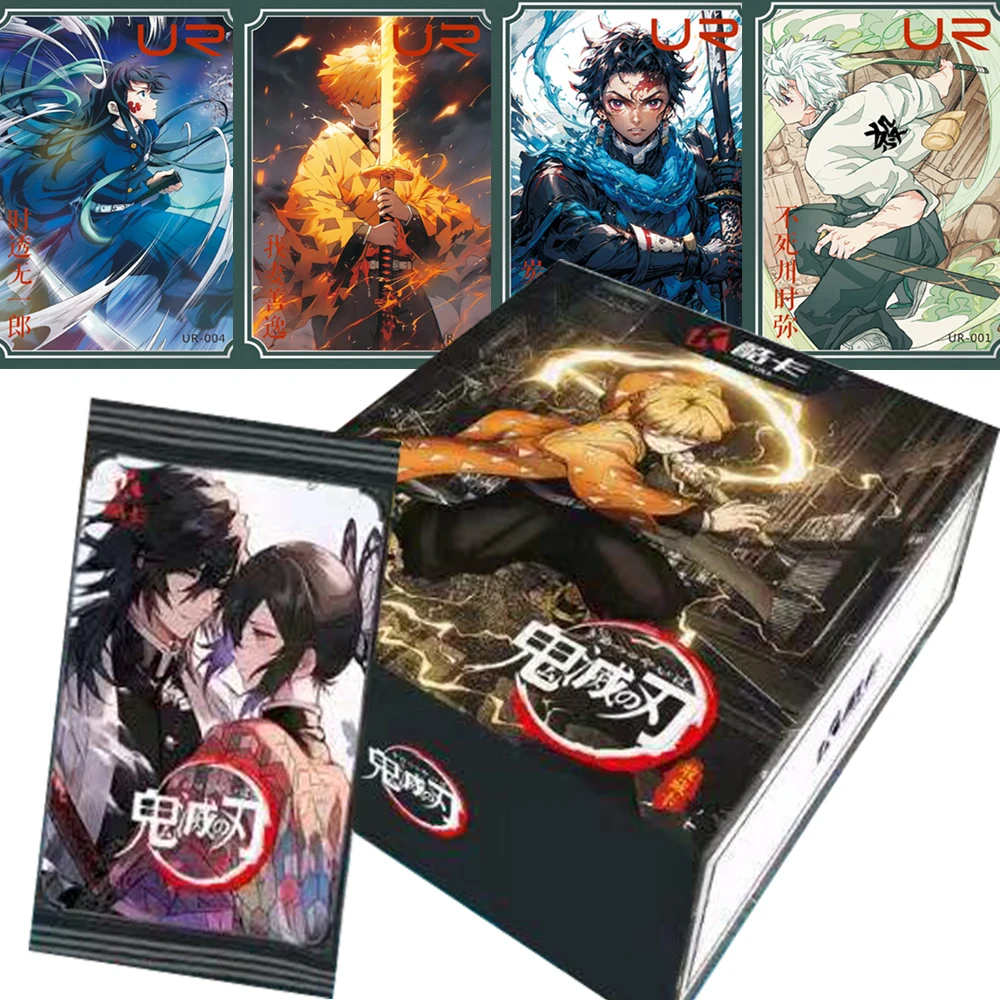 

Original Demon Slayer Cards Series Collection Kamado Nezuko Tanjirou Anime Exquisite Character Card Periphery Boys Girls Gifts