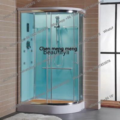 S7486 ss High-End Touch Screen Modern Fashion High-End Bathroom Overall Shower Room Colorful