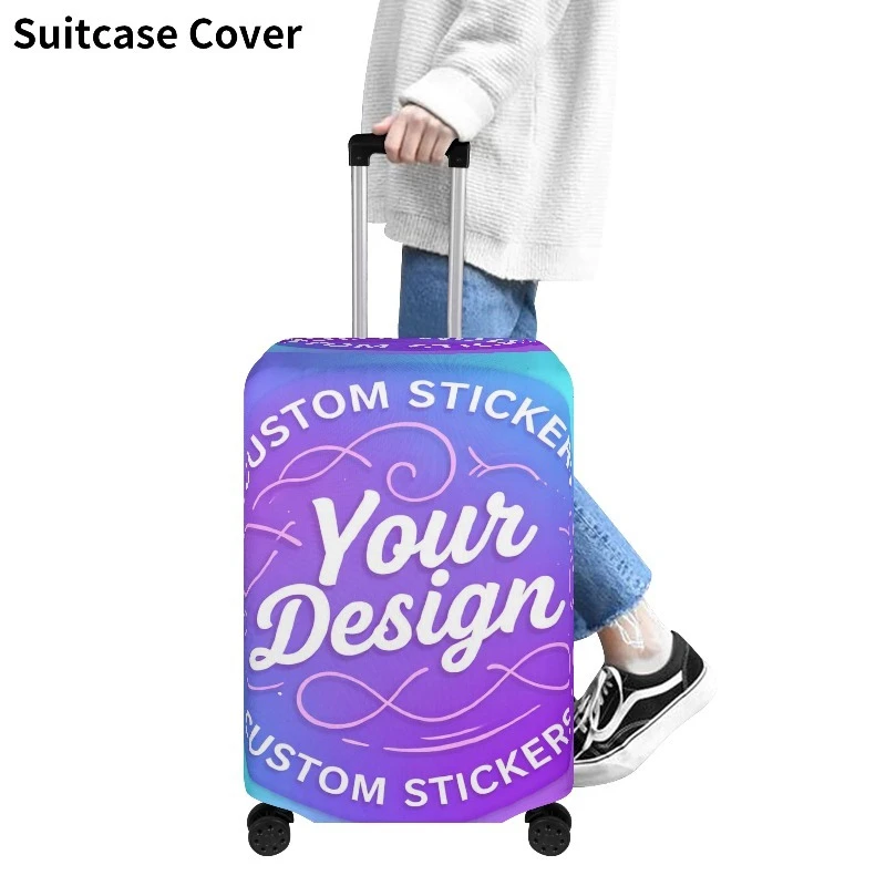 Custom Luggage Covers; Choose Your Own Design. Ideal for Business and Leisure Travel; Fits Suitcases Ranging from 18 to 32 Inche