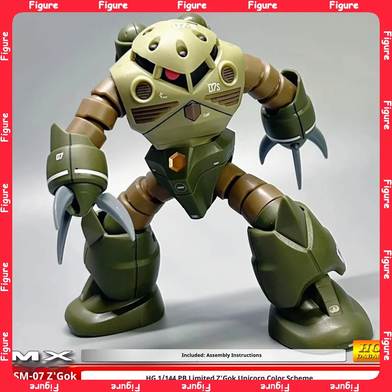 

In Stock Ko Model Hg 1/144 Msm-07s Char'S Z'Gok Assembly Model Kit Movable Joints High Quality Gift Toy Collection For Kids