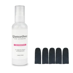 Removedor de cinta adhesiva de reemplazo de cabello, removedor de Gel de unión para cinta en extensión, queratina, removedor de pegamento de fusión en caliente