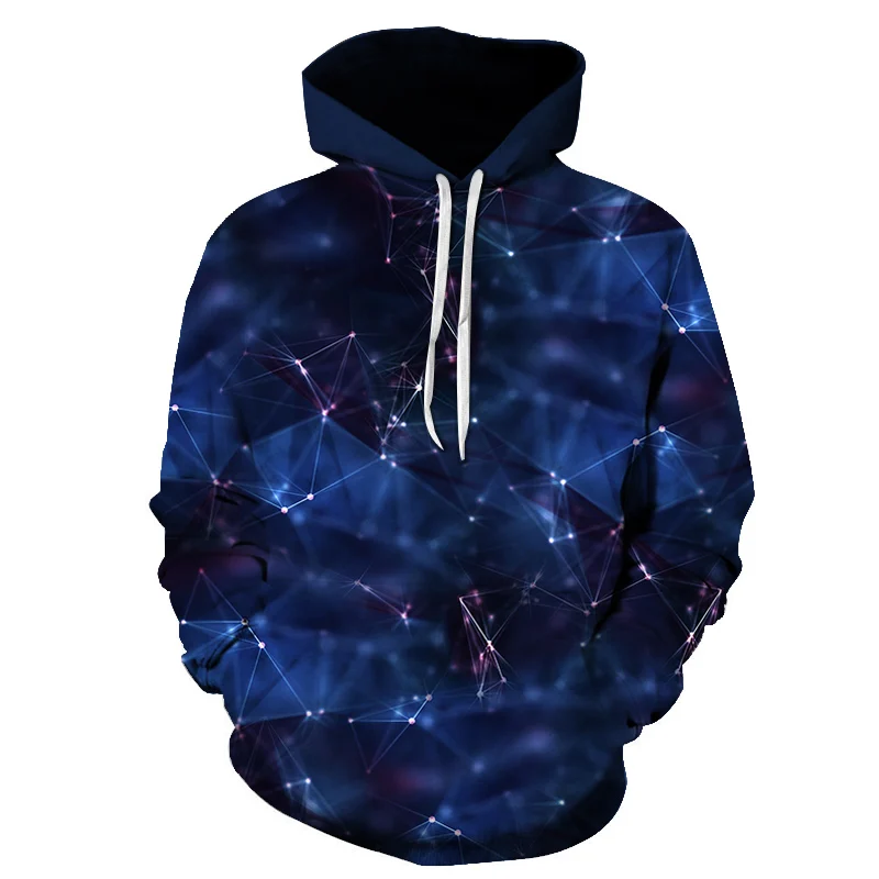 2024 Cool Galaxy Serie 3D Gedruckt Mode Herren Langarm Hoodie Herren Top Harajuku Trendy Herren Hoodie Tasche