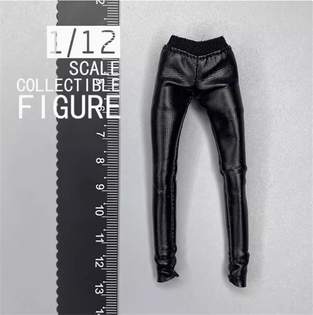 1/12 kobieta walka żołnierz pokoju JT7578 zabawki Model skórzane spodnie płaszcz kamizelka dla 6 "smukła lalka figurka zbieraj