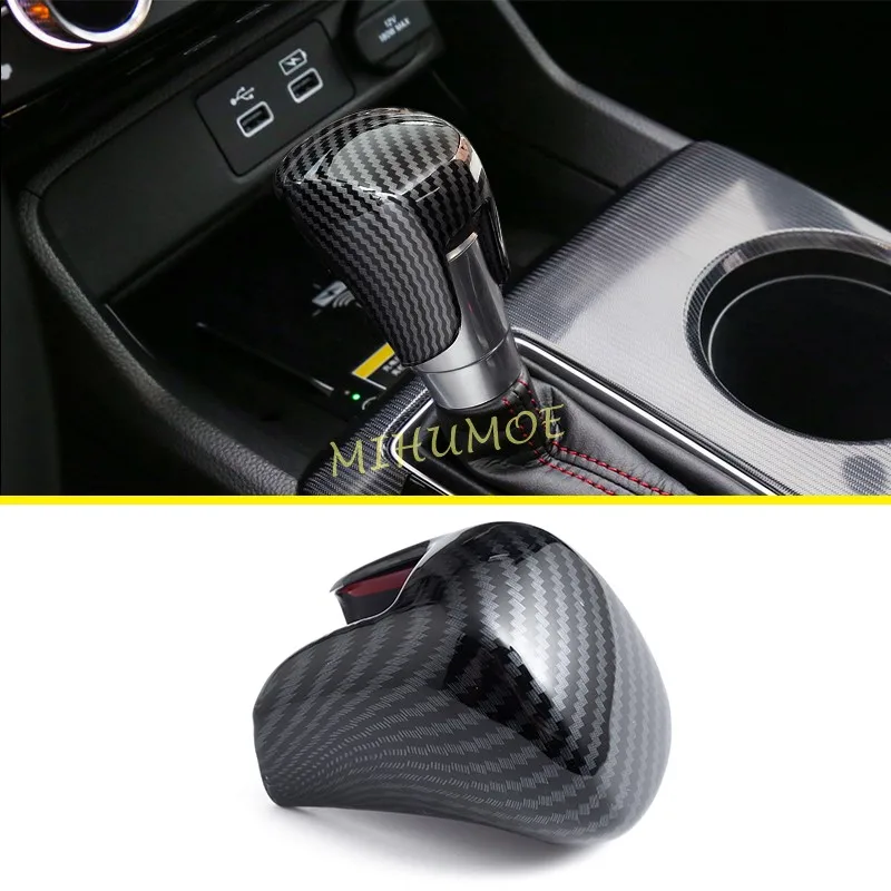 

Для Honda Accord CR-V Vezel HR-V 2023 2024 2025, ручка переключения передач из углеродного волокна, крышка, аксессуары для салона автомобиля