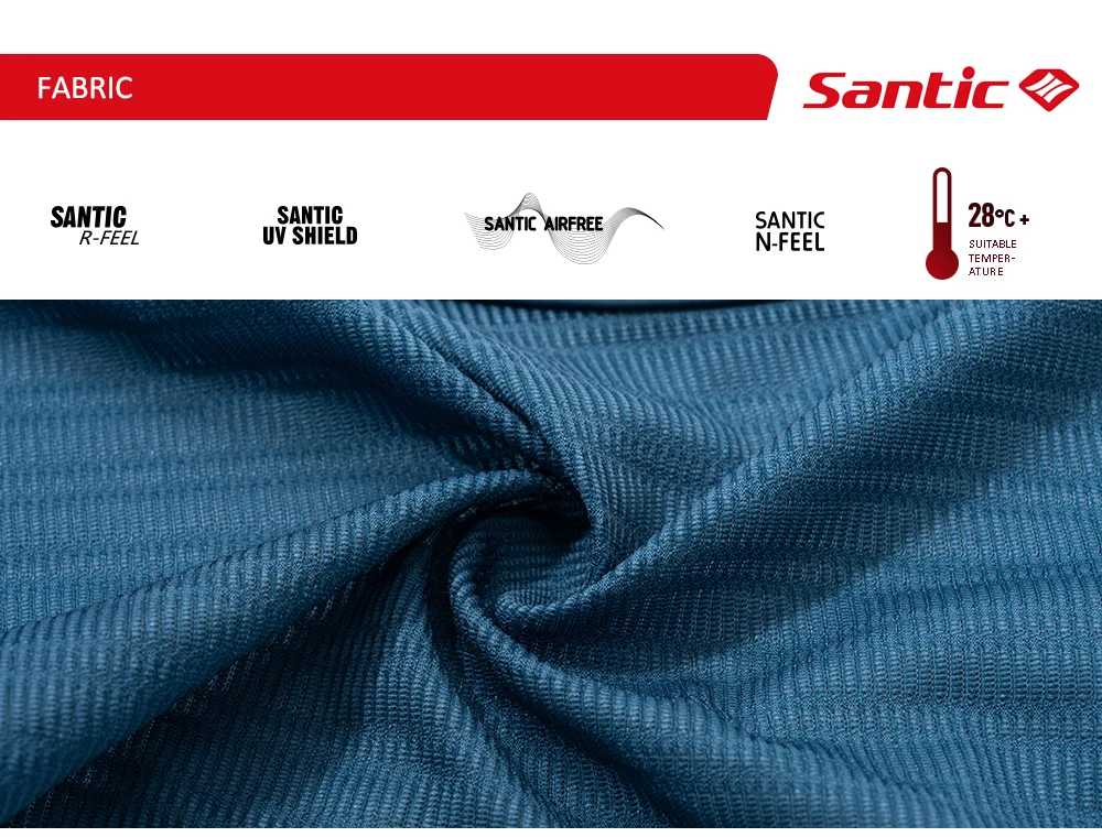 Santic Herren-Sommer-Radsport-Trägerhose, atmungsaktiv, schnell trocknend, Schwammkissen, 5 Stunden Komfort, stoßfest, rutschfest, Fahrrad-Shorts – Detail 4