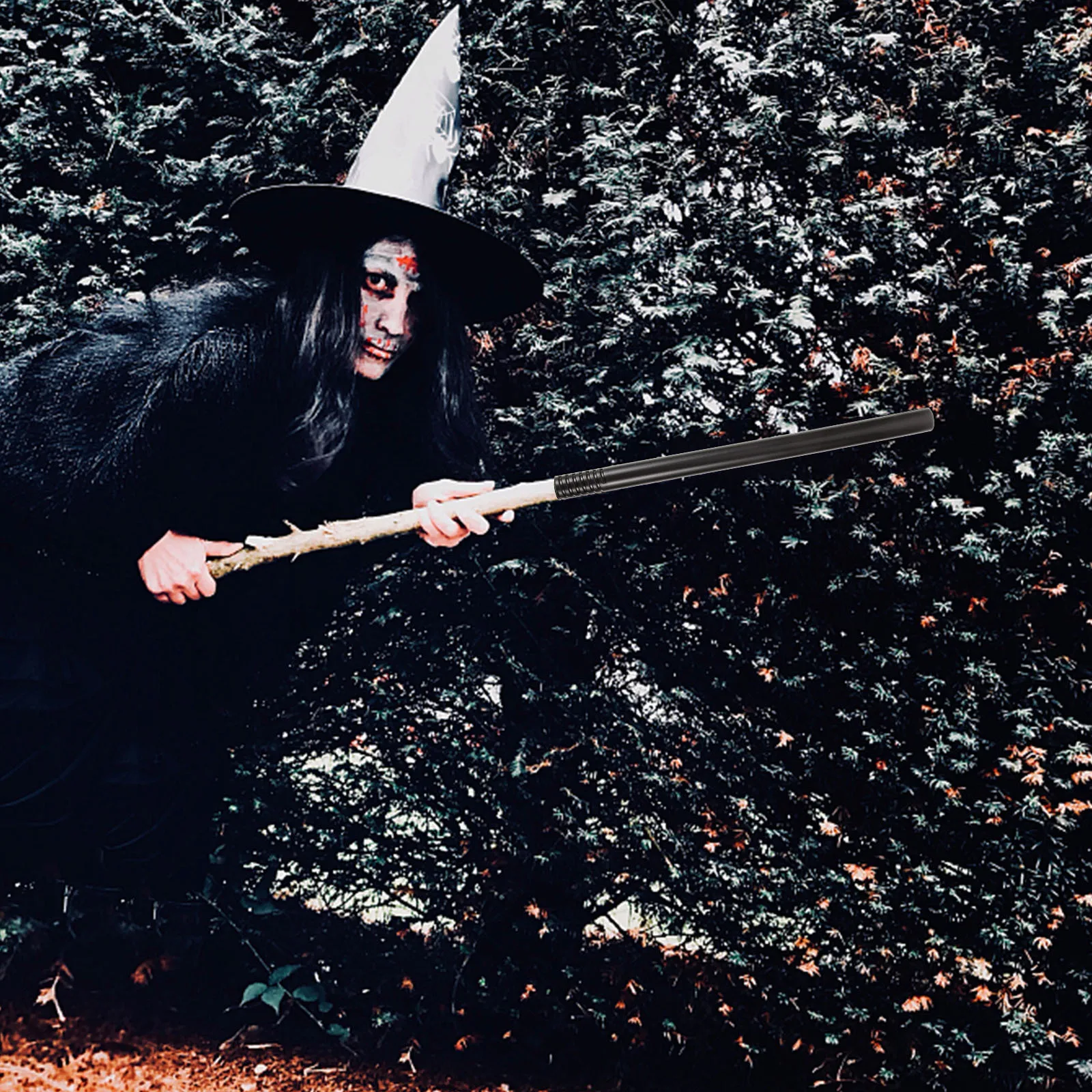 4 قطع من قضبان بلاستيكية بديلة لمقبض مكنسة الساحرة للحفلات التنكرية، متينة وعمر خدمة طويل، عصا مكنسة الساحرة #3