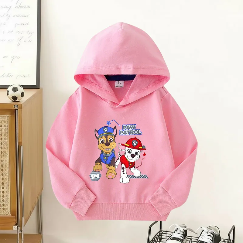 Autumn Winter Cartoon Cute Print Children's Hooded Hoodies Casual Fashionable Comfortable Boy Girl Sweatshirt Pullover