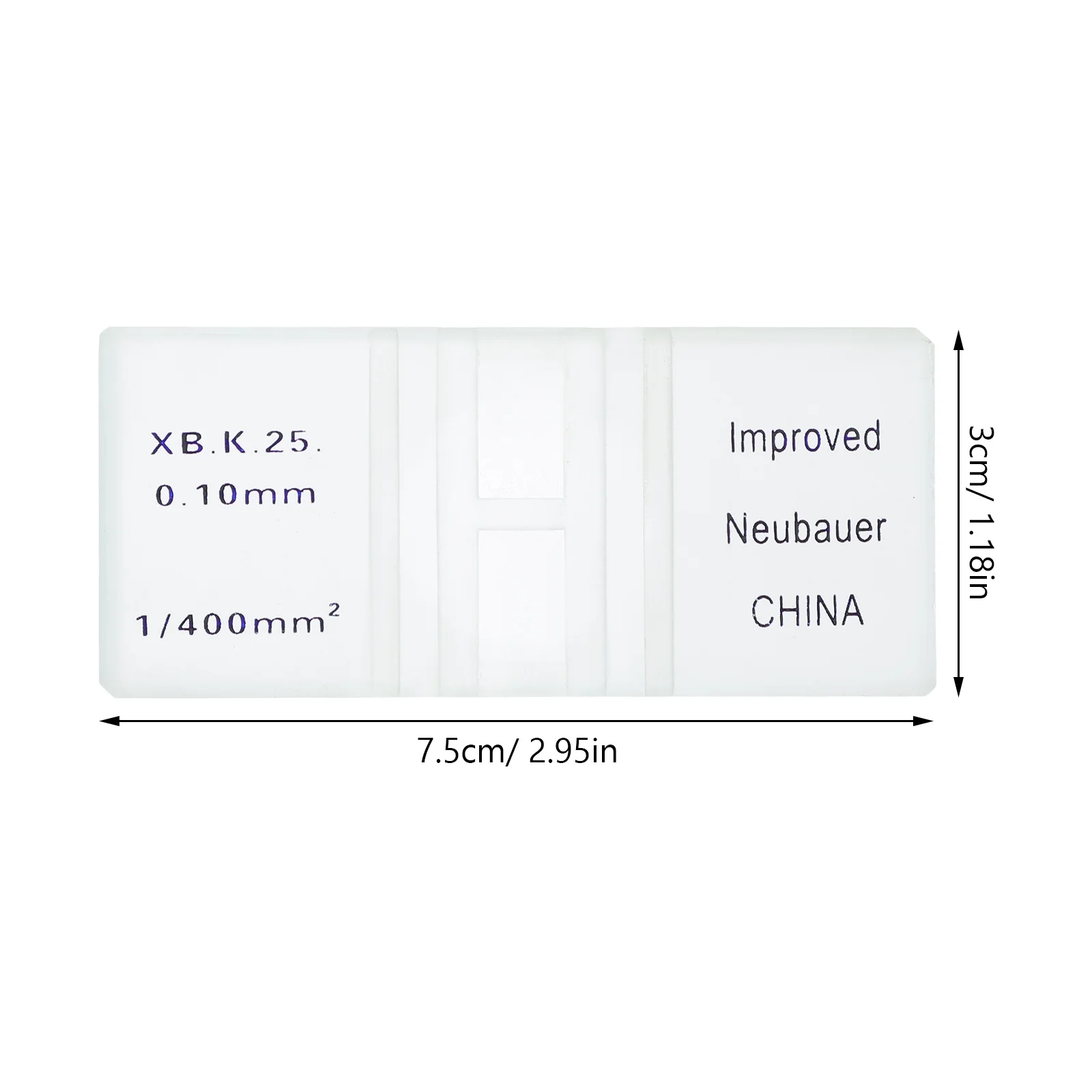 Glass Cell Counting Chamber Glass Blood Counting Chamber Glass Cell Counting Board Glass Hemocytometer Board