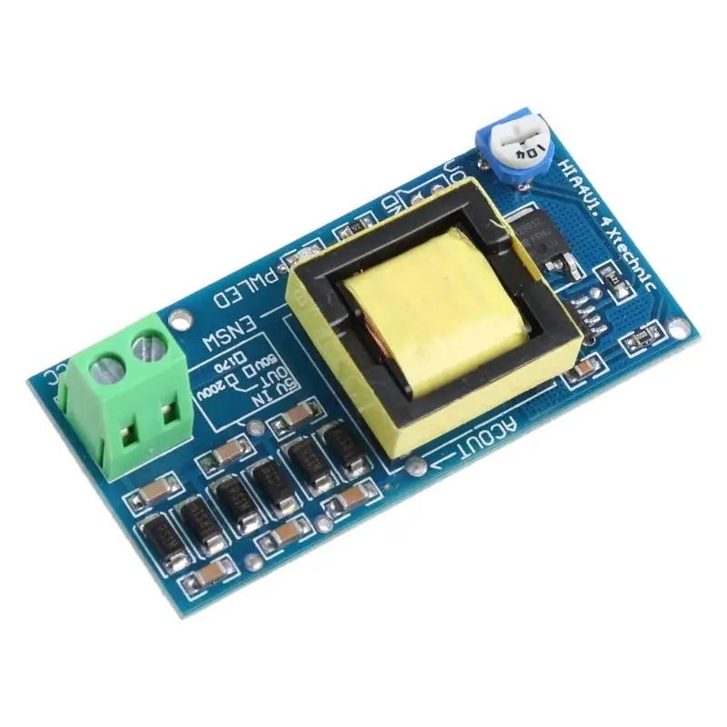 652F High Stability Converters Module 5V Input 280V 1200V Adjustable Output ABS Material for Circuit Design