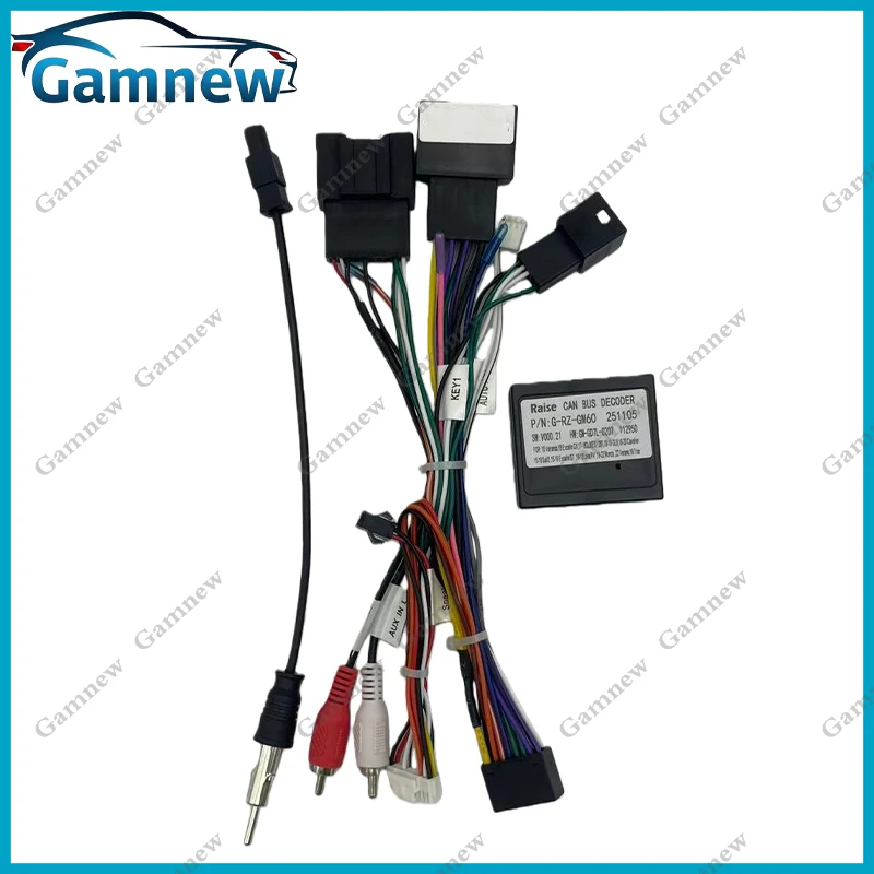 Car 16pin Wiring Harness Adapter Canbus Box Decoder For Chevrolet Sail 3 Buick Excelle Spark