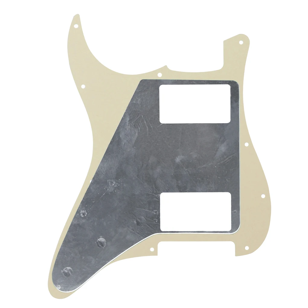 FLEOR Set mit 11-Loch-HH-Schlagbrett für E-Gitarre, Schlagbrett, Rückplatte und Schrauben für Gitarrenteile im ST-Stil der USA – Detail 10