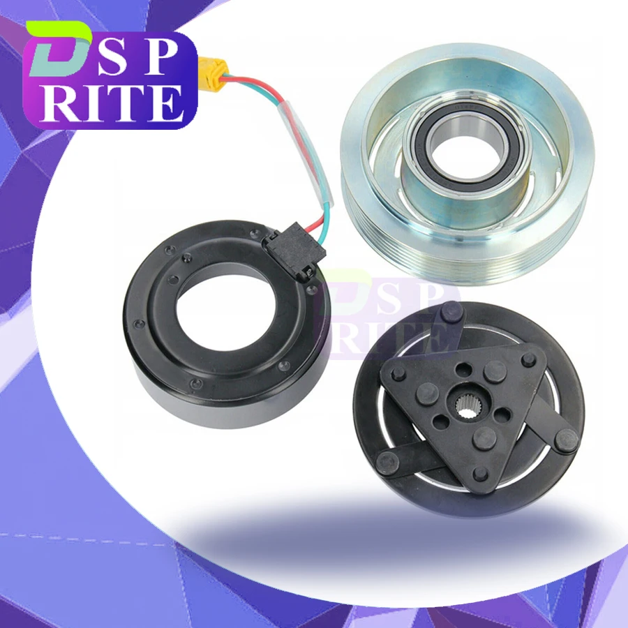 

Шкив сцепления компрессора переменного тока для CITROEN Berlingo C3 C4 C5 C6 PEUGEOT 1608881380 6453QH 6453XQ 6453LN 6453LH 6453LF 6189501960