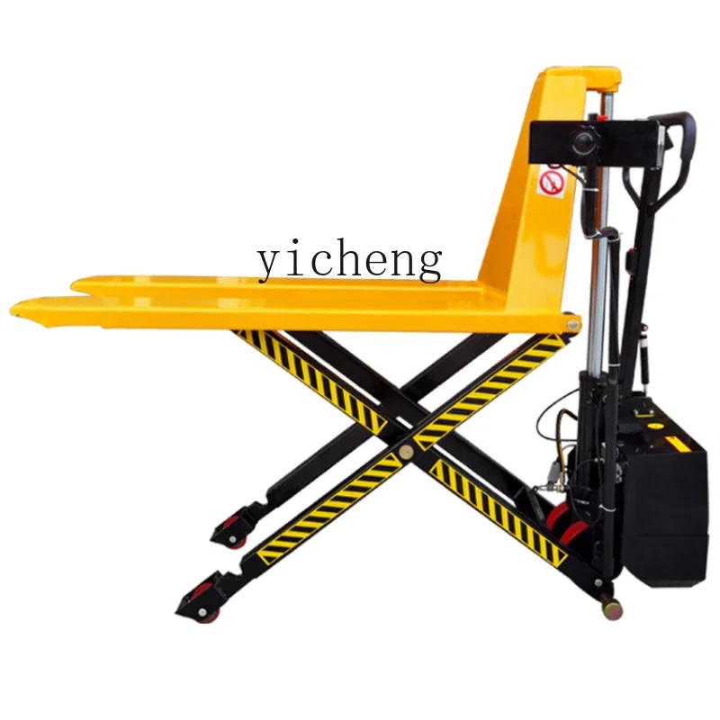 

ZK manual high lift truck high lift hydraulic forklift photoelectric induction scissor lift forklift