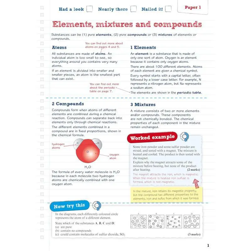 دليل مراجعة Pearson REVISE AQA GCSE للكيمياء أعلى مراجعة بما في ذلك مراجعة عبر الإنترنت والمسابقات للامتحانات 2025 و2026 9781292131283