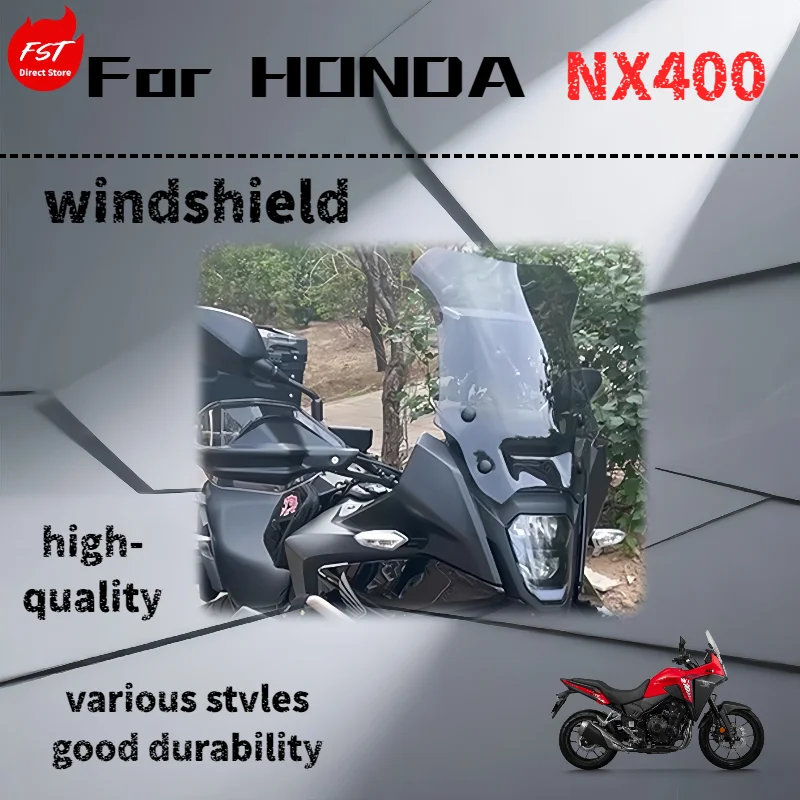 For Honda WING NX400 windshield modification front windshield rain guard accessory