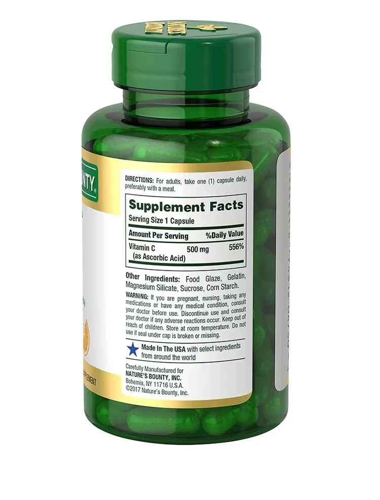 Natural Vitamin C 1Bottle 100pills Vitamin C