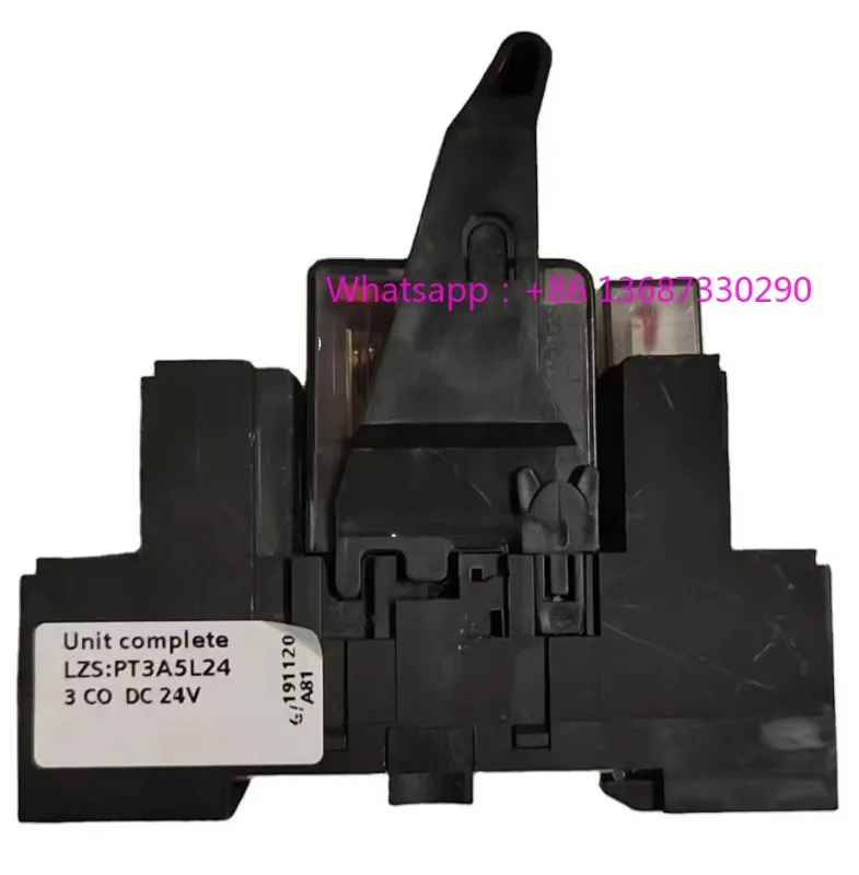 

Соединительное реле, вставное реле 3A5L24, 3 контакта передачи, 24 В постоянного тока, стандартная розетка, болтовая клемма, сверлильное отверстие 3,5 мм