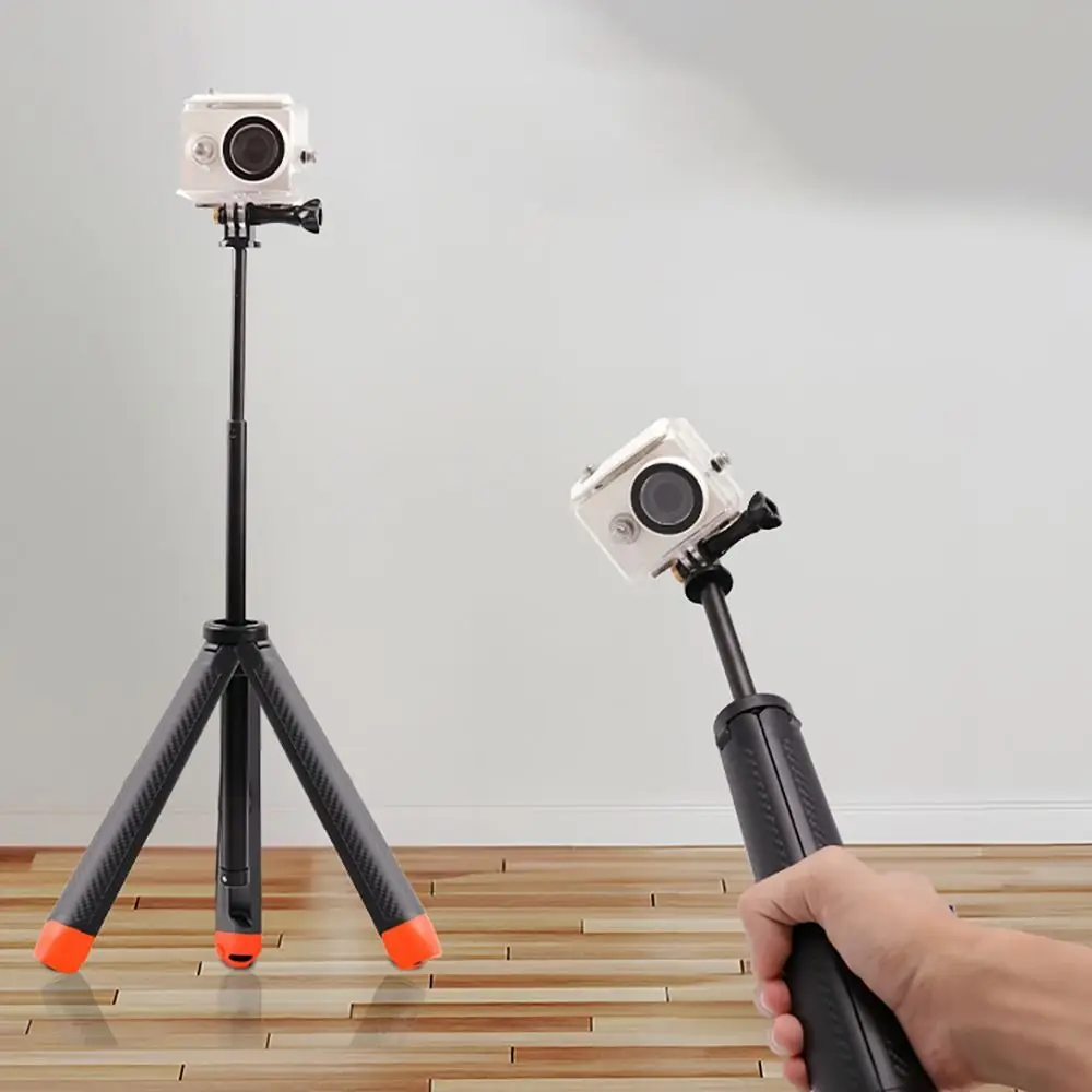 

Portable Plastic Underwater Buoyancy Pole Aluminum Alloy Waterproof Selfie Stick Black Extendable Tripod Sports Camera