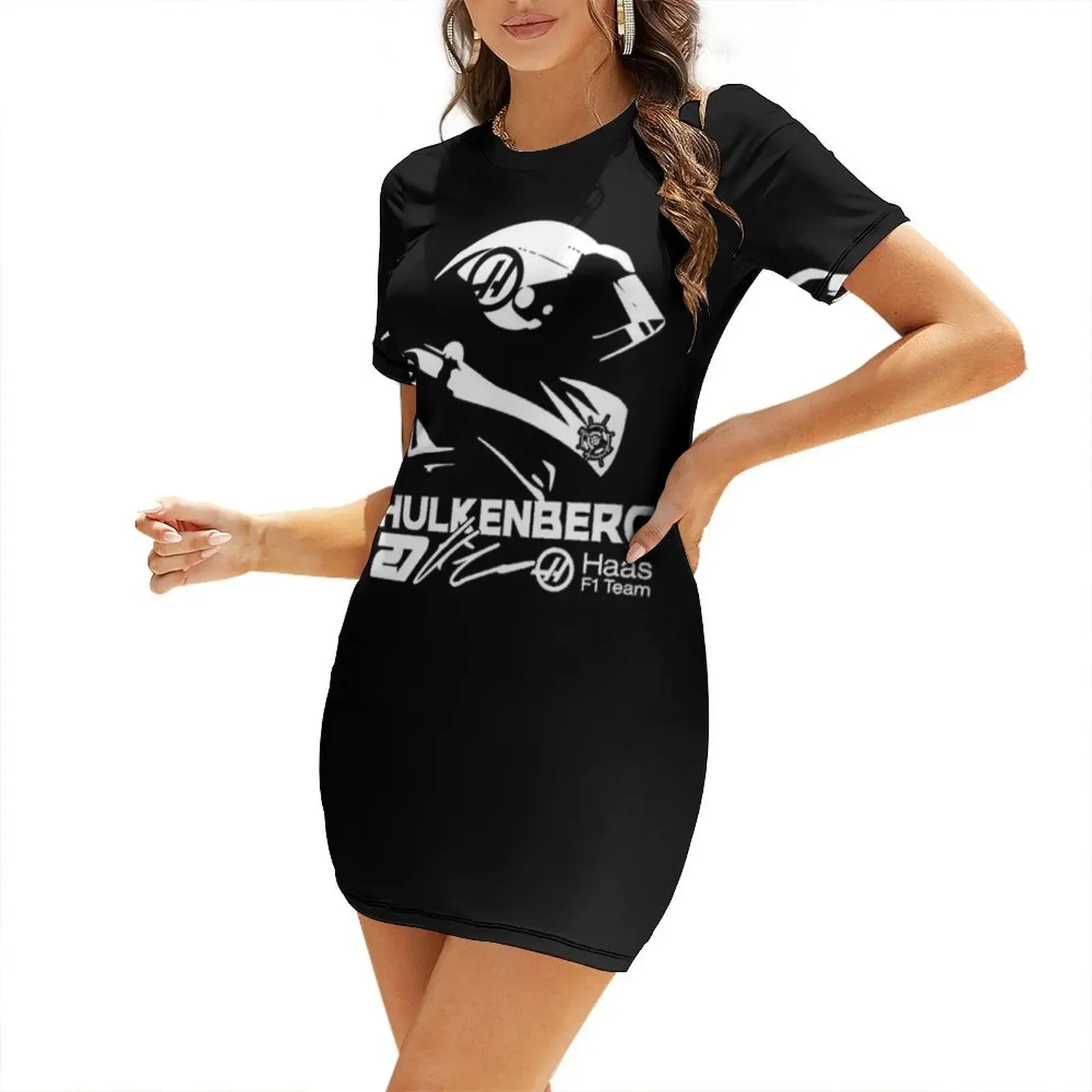 

hulkenberg 27 Short-Sleeved Dress dresses with long sleeves women's summer dresses 2025 dresses for womens Dress