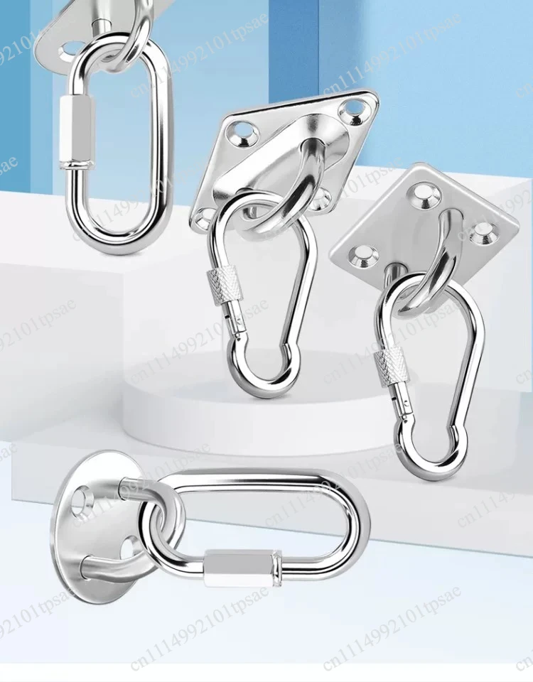 304 stainless steel load-bearing hook ceiling ring wall hook U-shaped