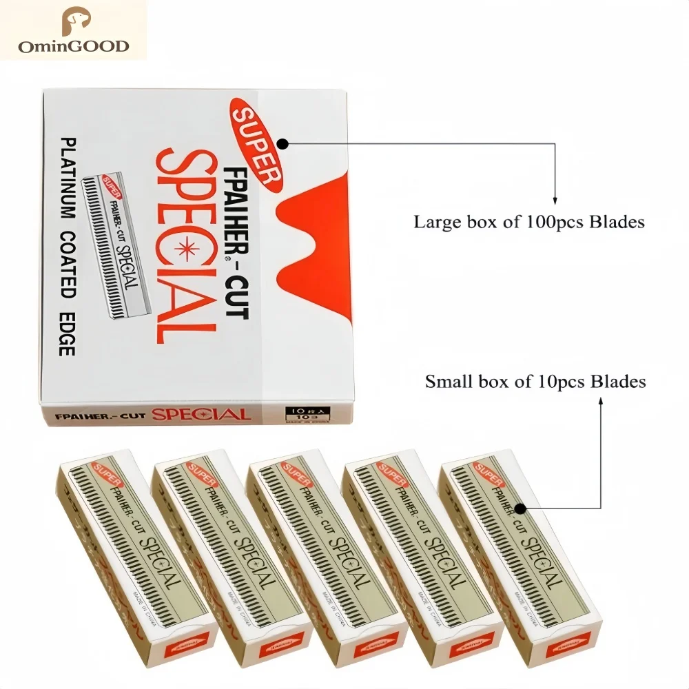 NEWStainless Steel Eyebrow Razor Blades Professional Multi-Purpose Shaper Tool For Eyebrow Shaping Facial Hair Trimming Shaving