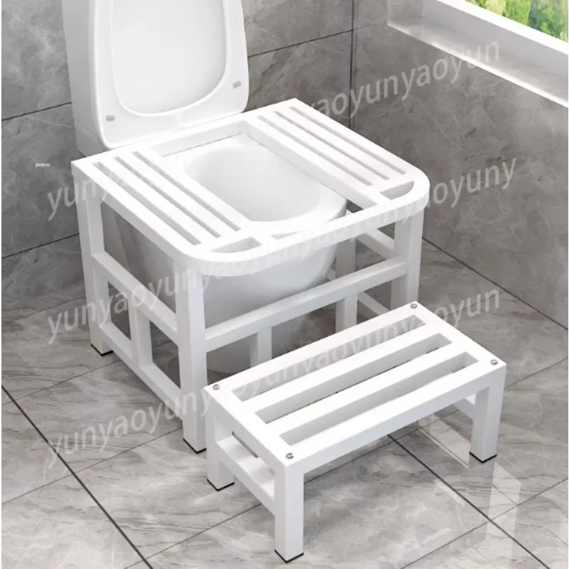 Toilet Sitting Is Changed To Squatting, Squatting Pit Artifact Holder, Toilet Stool, Footstool Foot Stepping on Squatting Toilet