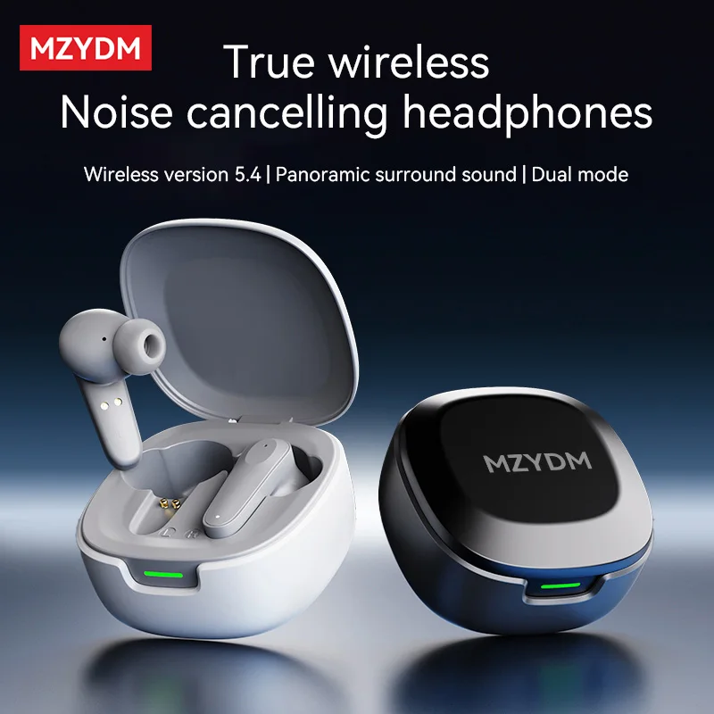 

MZYDM Bluetooth Earphone 5.4 TWS Wireless Earphones A98 In Ear Earbuds ENC Noise Reduction Sports Headphones Waterproof Headsets