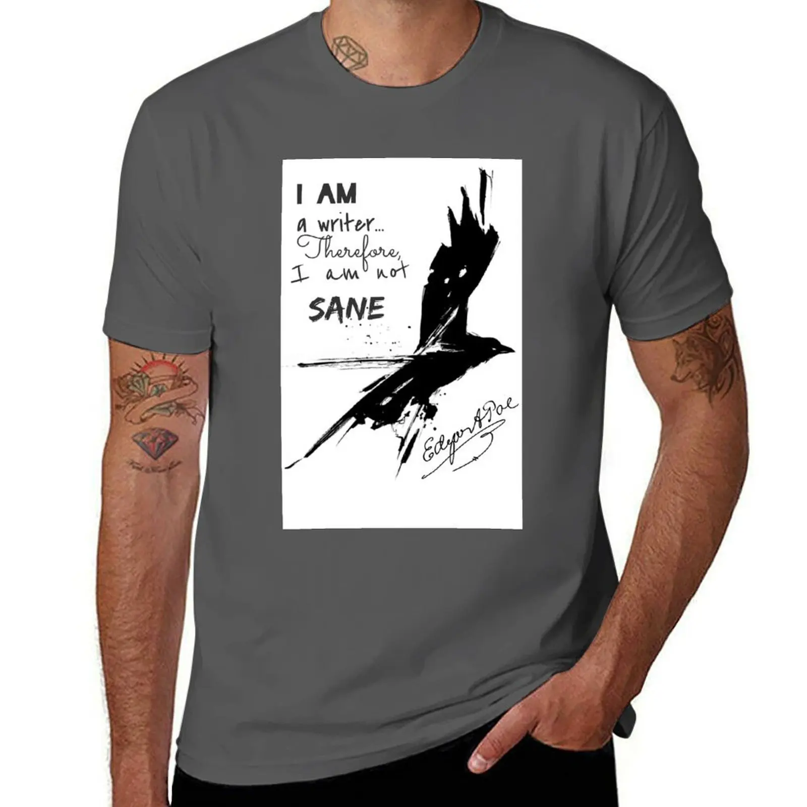 

Edgar Allan Poe: I Am A Writer T-Shirt Soft Lightweight Cotton T-Shirt