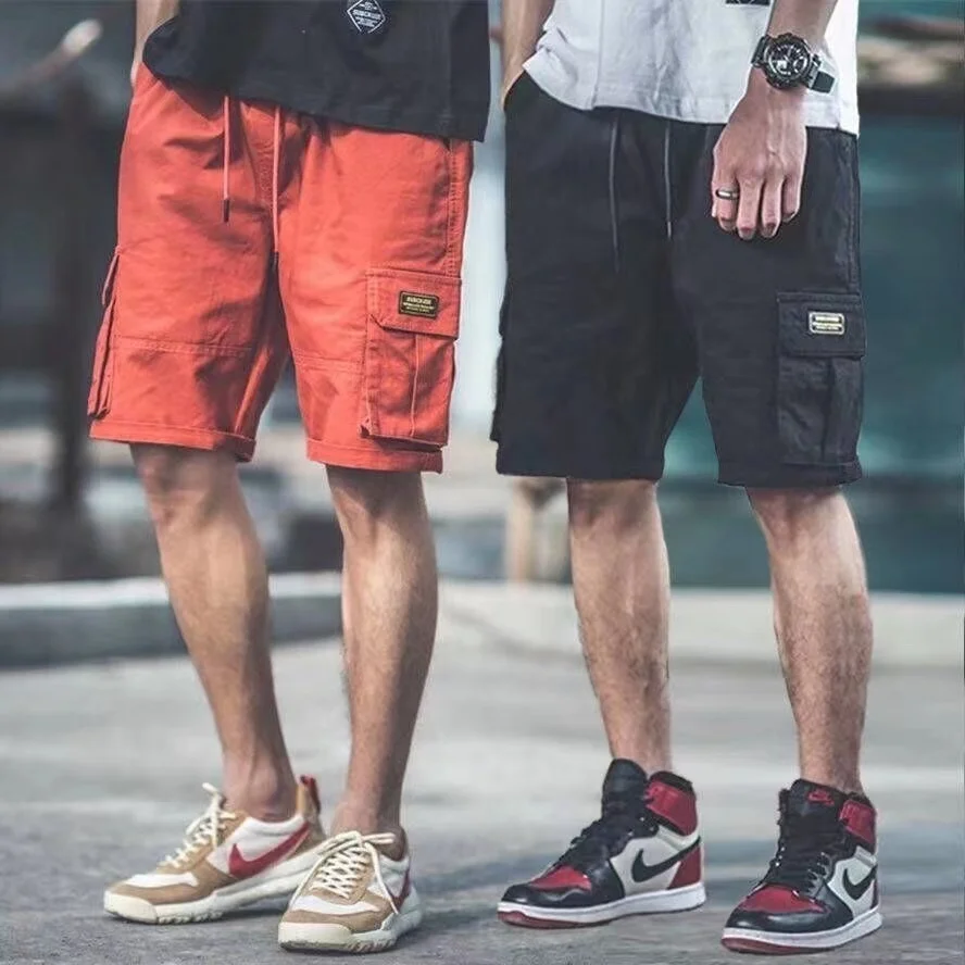 Summer Men's Work Street Loose Style Hip Hop Shorts Fashion Harajuku Casual Short Pants Jogging