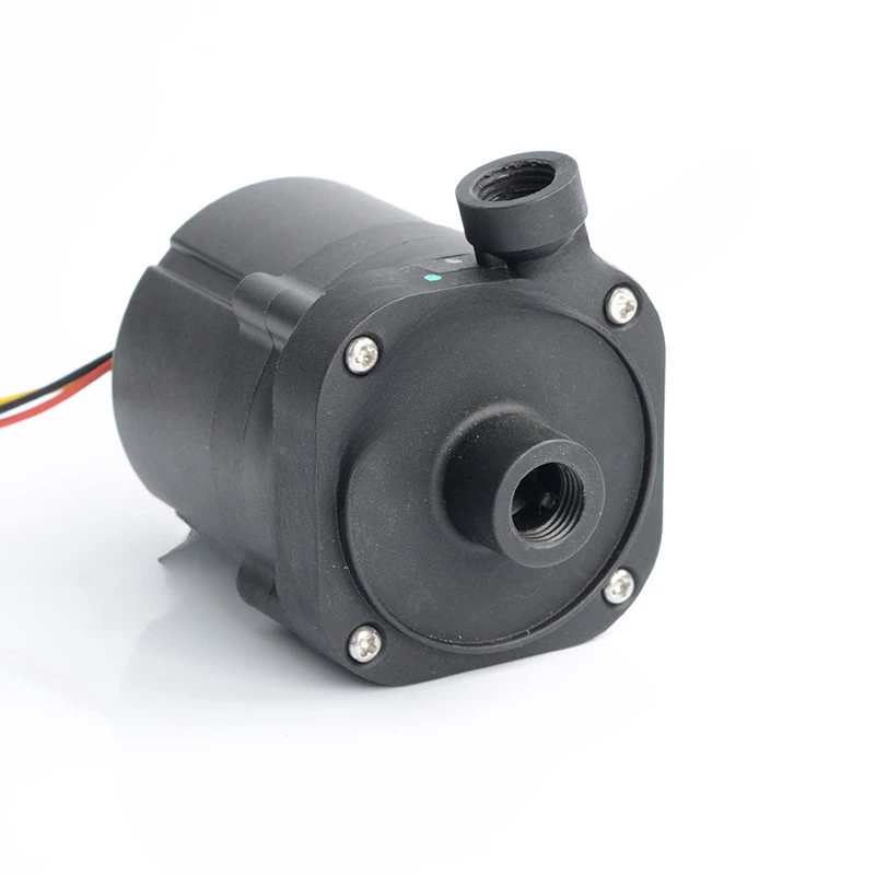 QXSB-6M computer water-cooled pump 12V brushless DC water pump 6 meters head, with manual speed regulation