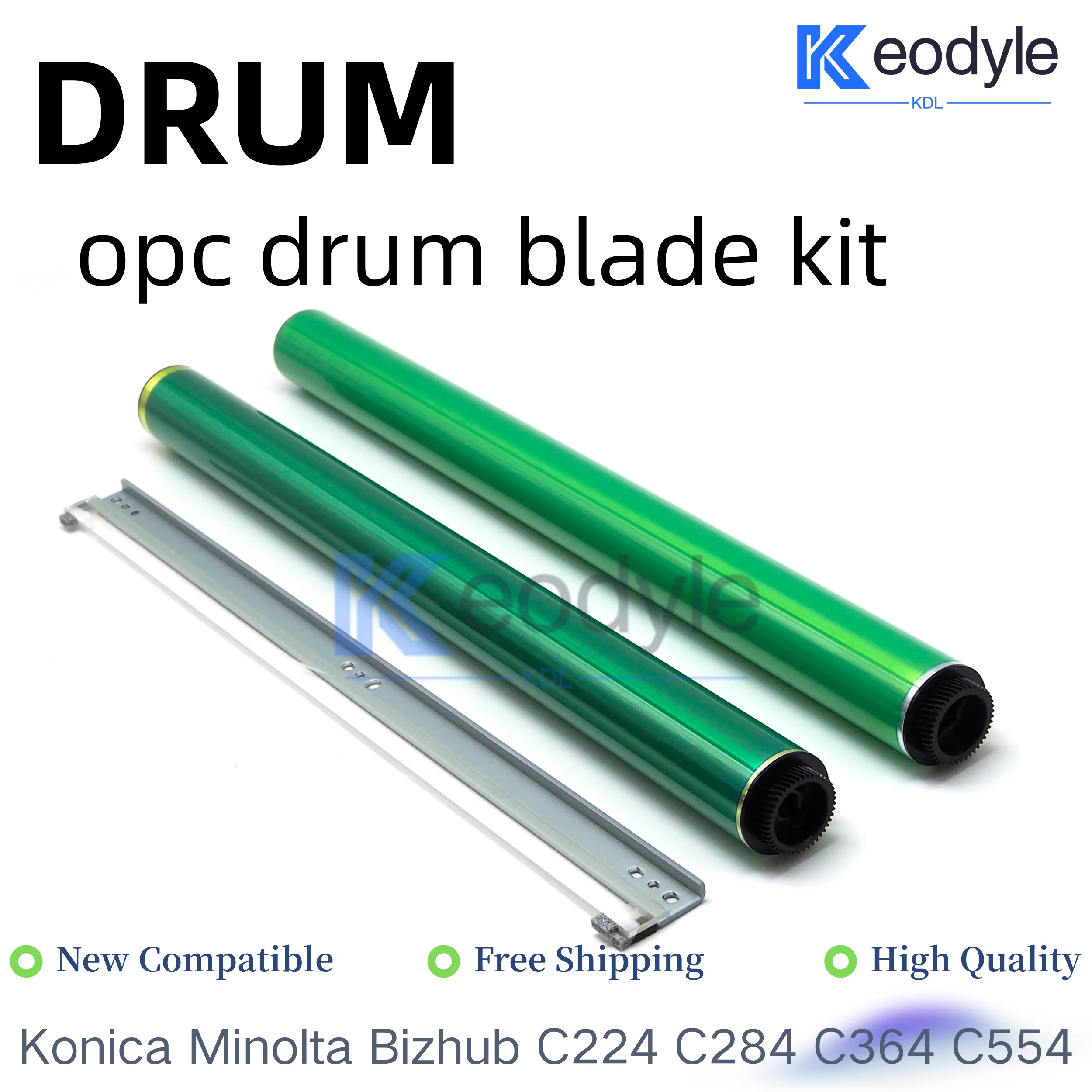 Compatible OPC Drum Cleaning Blade Cylinder For Konica Minolta Bizhub C224 C284 C364 C454 C554 C224e C284e C364e C454e C554e