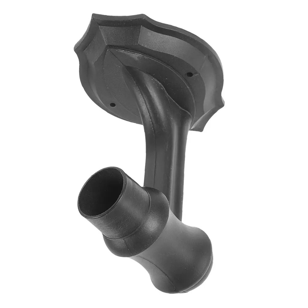 

1pc Wall Lamp Stand Base Round Landscape Light Parts Garden Holder outside Black Post Anchor Replacement Durable Plastic Easy
