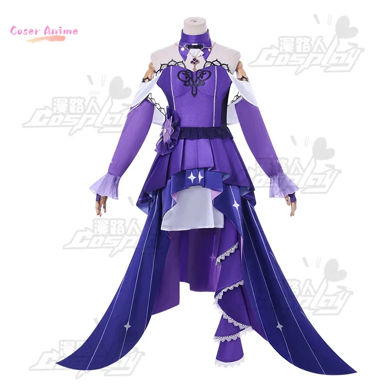 Herta 코스프레 의상 게임 Honkai: 스타 레일 유니폼 할로윈 카니발 파티 크리스마스 역할 놀이 의류 의류