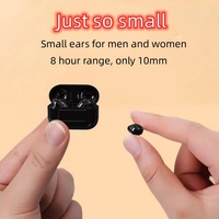 Small Mini Sleep Bluetooth Headset Wireless Invisible Earphones Non Flashing Light Earbuds High Beauty New Style Headphones