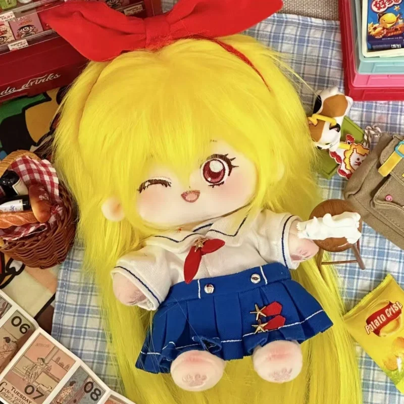 

20cm Idol Activity! Hoshimiya Ichigo Anime Figures Plush Cosplay Dress Up Cotton Doll Toys for Kids Cosplay Decor Birthday Gift