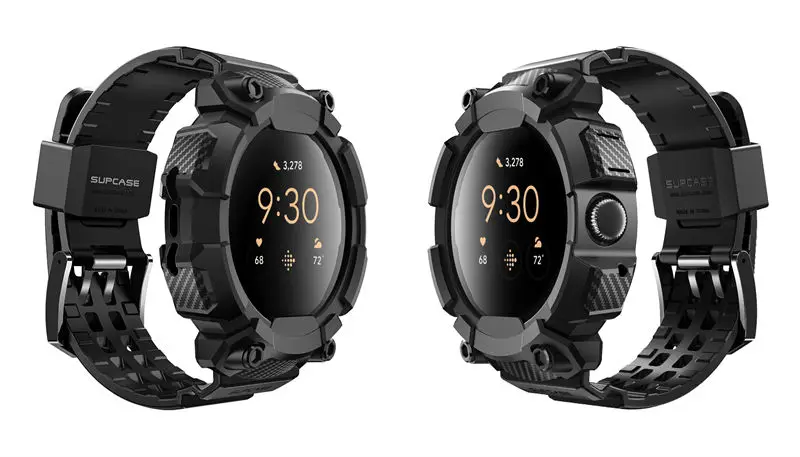 Sup case For Google Pixel Watch 3/2/1 Case 41mm (2024/2023/2022) ub pro robustes Schutz uhr gehäuse mit verstellbarem Armband – Detail 9