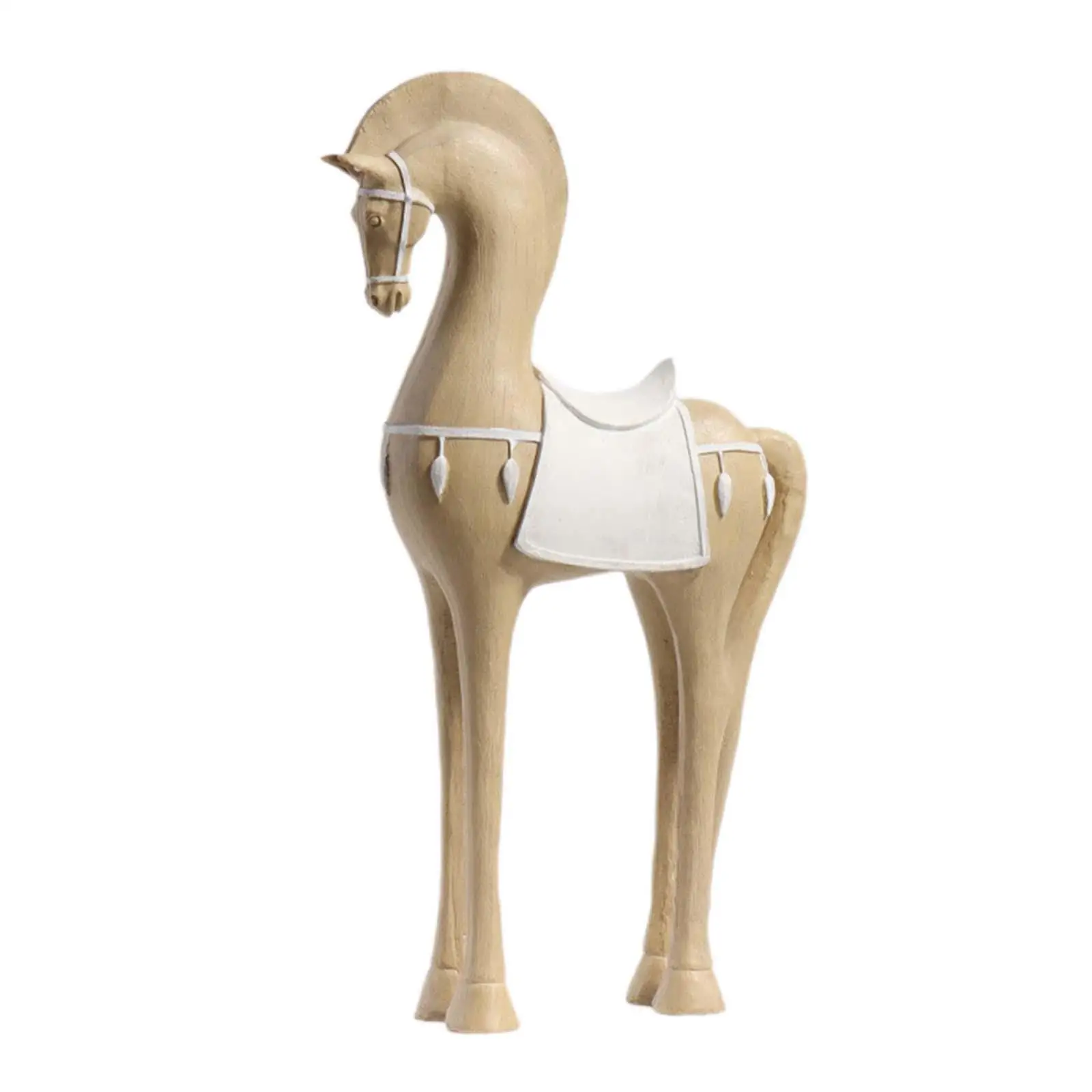 

Фигурки лошадей, украшающие атмосферу, для книжных полок и тумб под ТВ, скульптуры лошадей без подставки