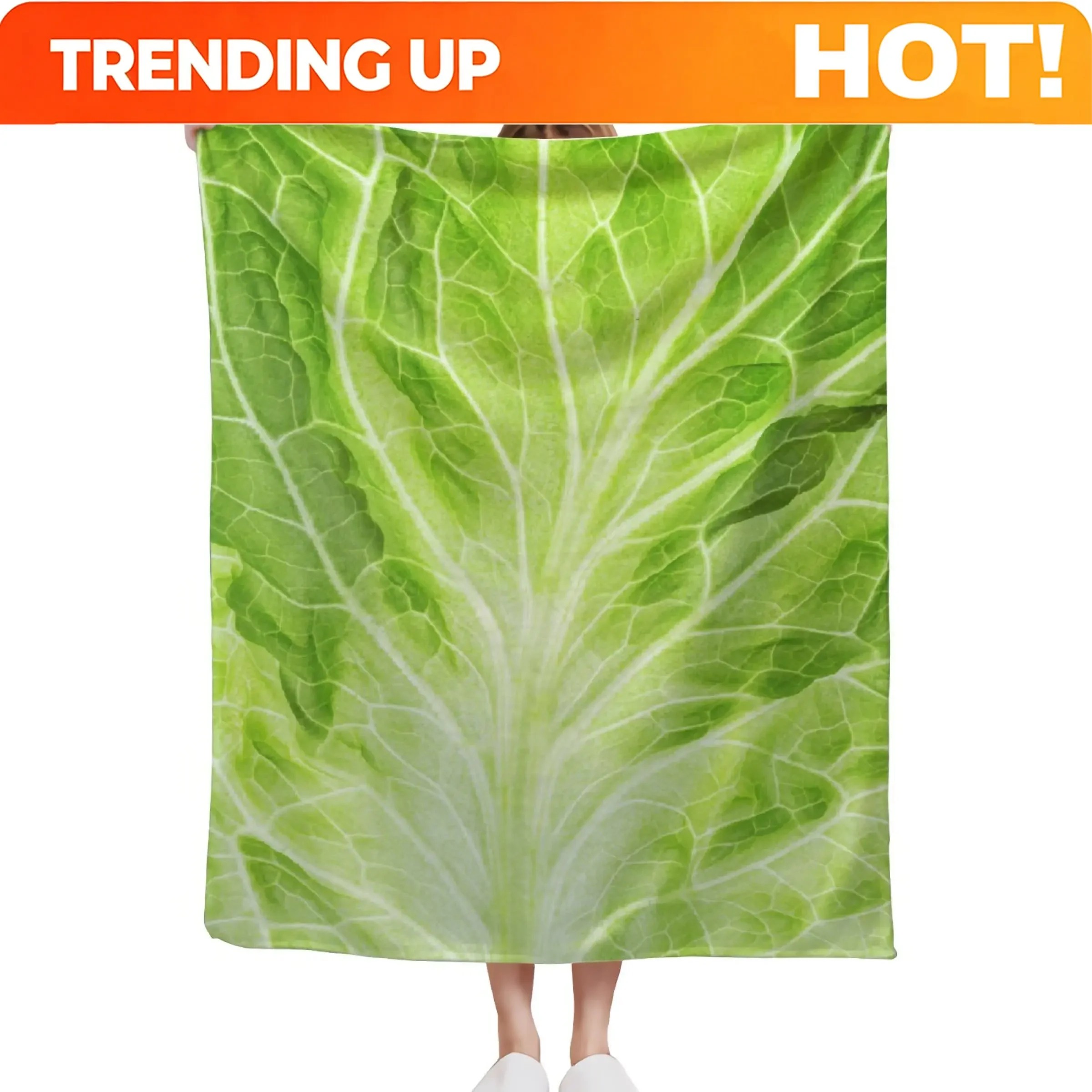 Custom Cabbage Throw Blanket Lettuce Blanket Super Soft Fuzzy Plush Blanket For Gifts,Bedding Quilt Home Decor For Couch Sofa Be