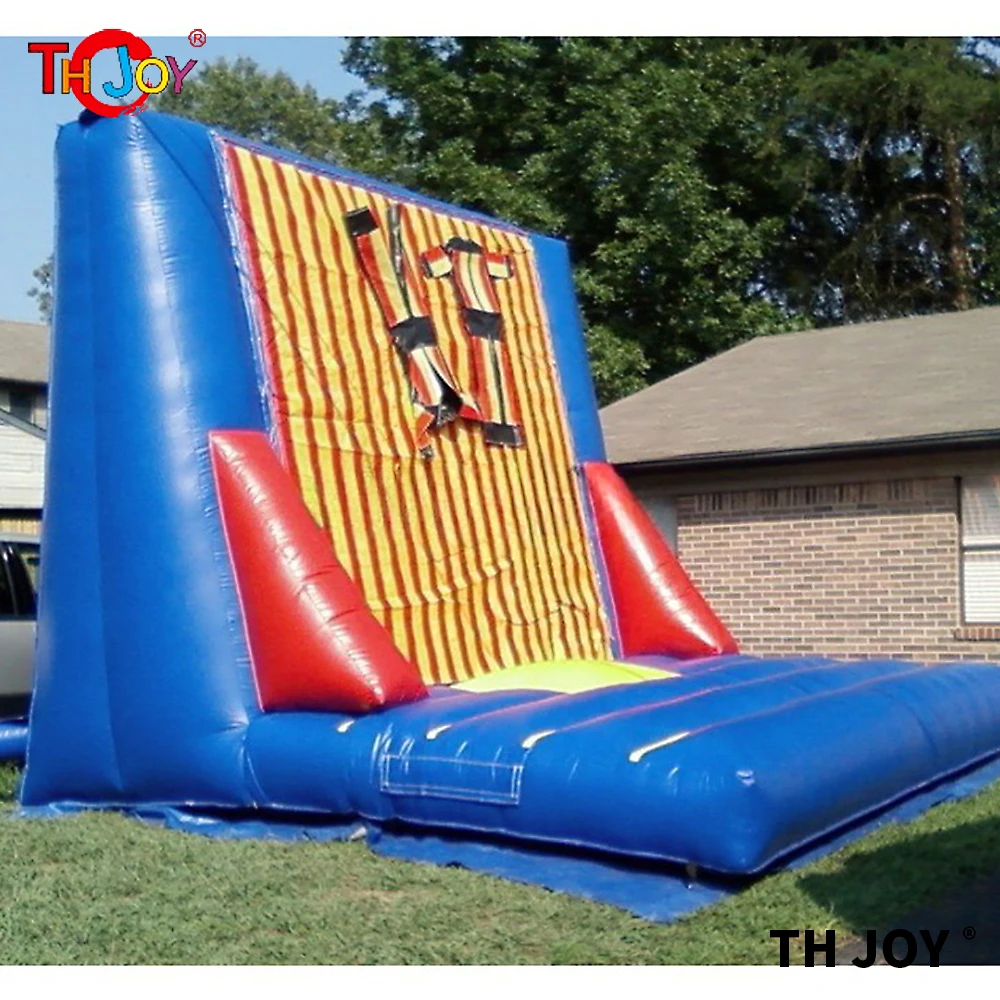 Zabawna dmuchana ściana lepkich skakania / dmuchany trampolin / skoczynka na karnawały / imprezy na świeżym powietrzu, dmuchana ściana do skakania i wspinaczki